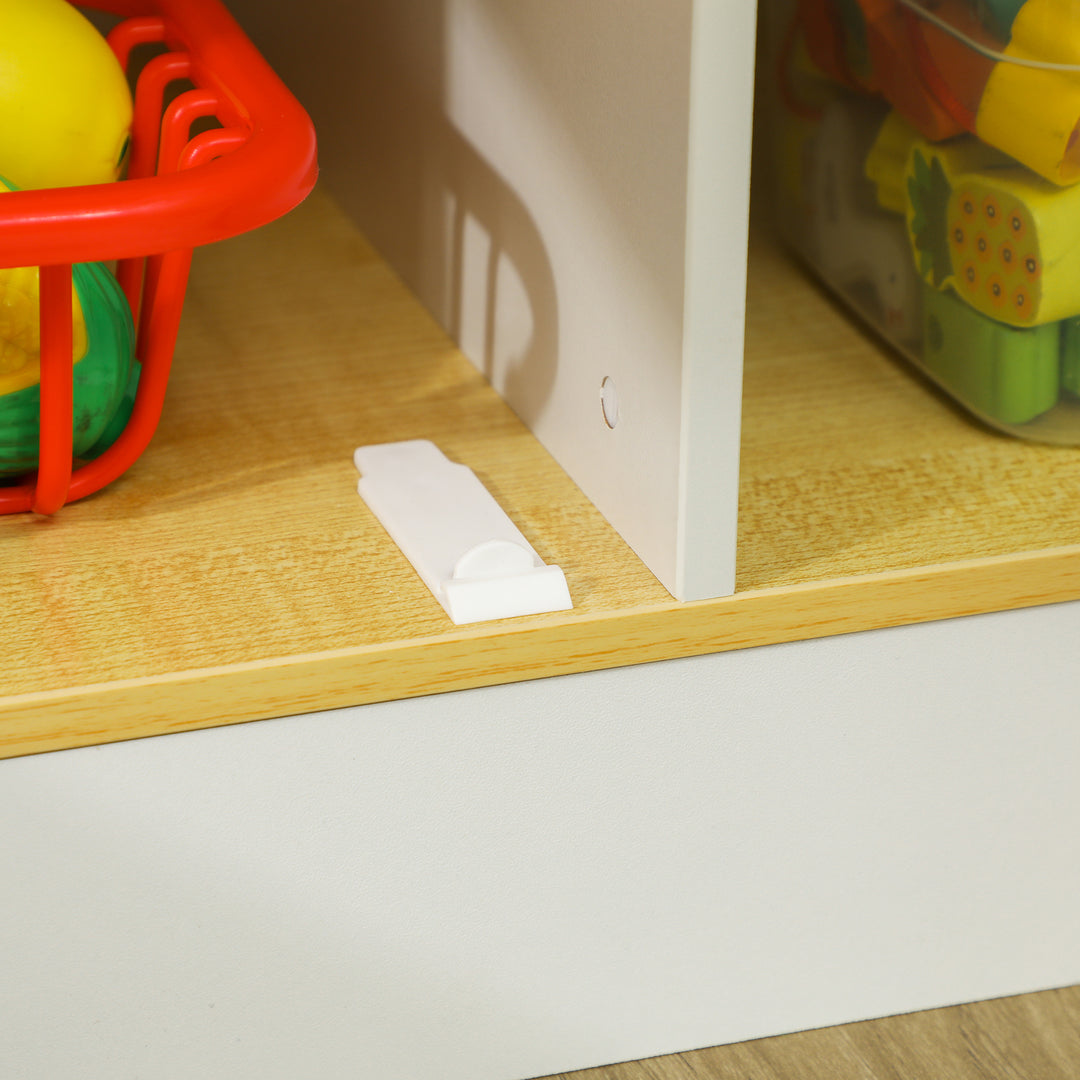 AIYAPLAY Kids Play Kitchen, Pretend Play Kitchen with Realistic Oven, Stove, Sink, Kitchen, Accessories, White