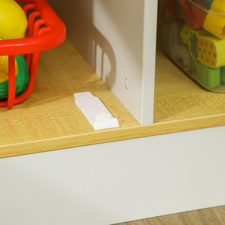 AIYAPLAY Kids Play Kitchen, Pretend Play Kitchen with Realistic Oven, Stove, Sink, Kitchen, Accessories, White