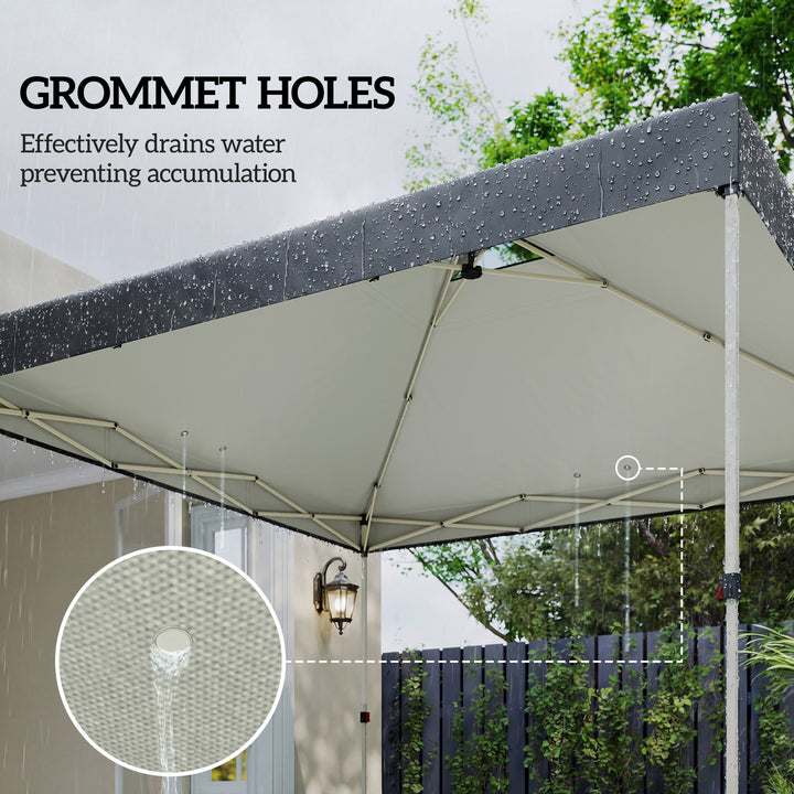 gazebo roof replacement UV50+ Waterproof Pop Up Canopy Cover with 8 Dr
