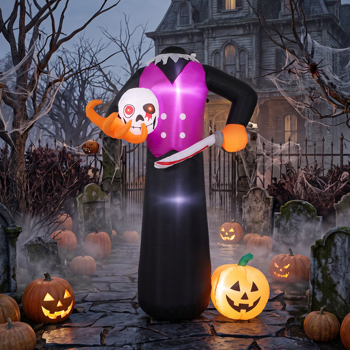 6 FT Halloween Inflatable Headless Skeleton, Blow Up Halloween Skeleto