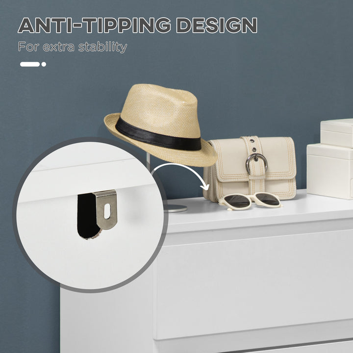 Chest of Three Drawers - White