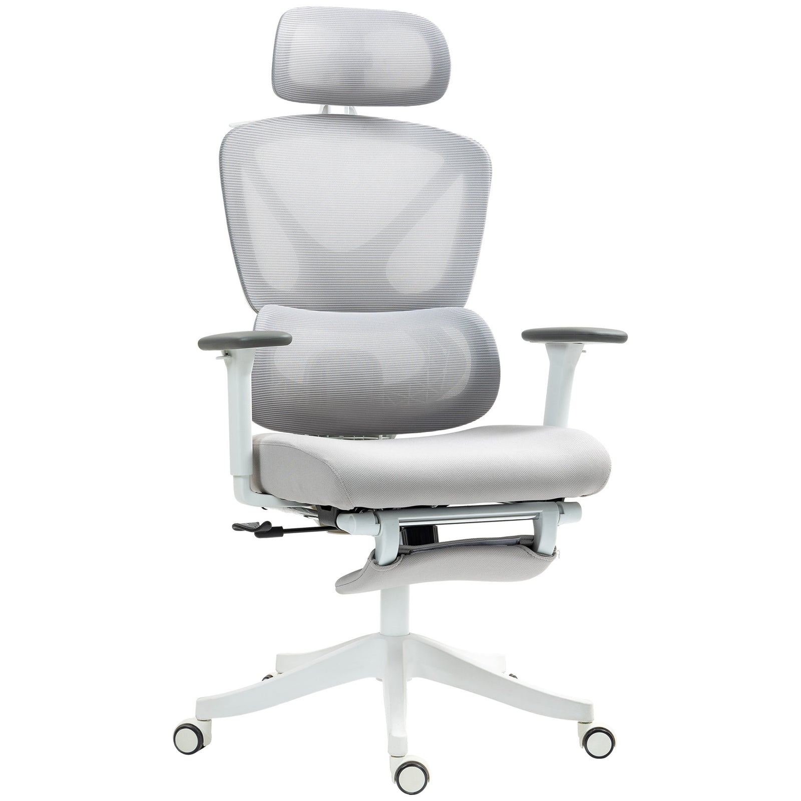Ergonomic and Adjustable Office Chair - Grey
