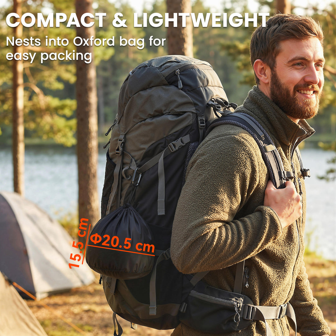 Camping Cookware Set for 4-5 People, Lightweight Aluminium Camping Coo