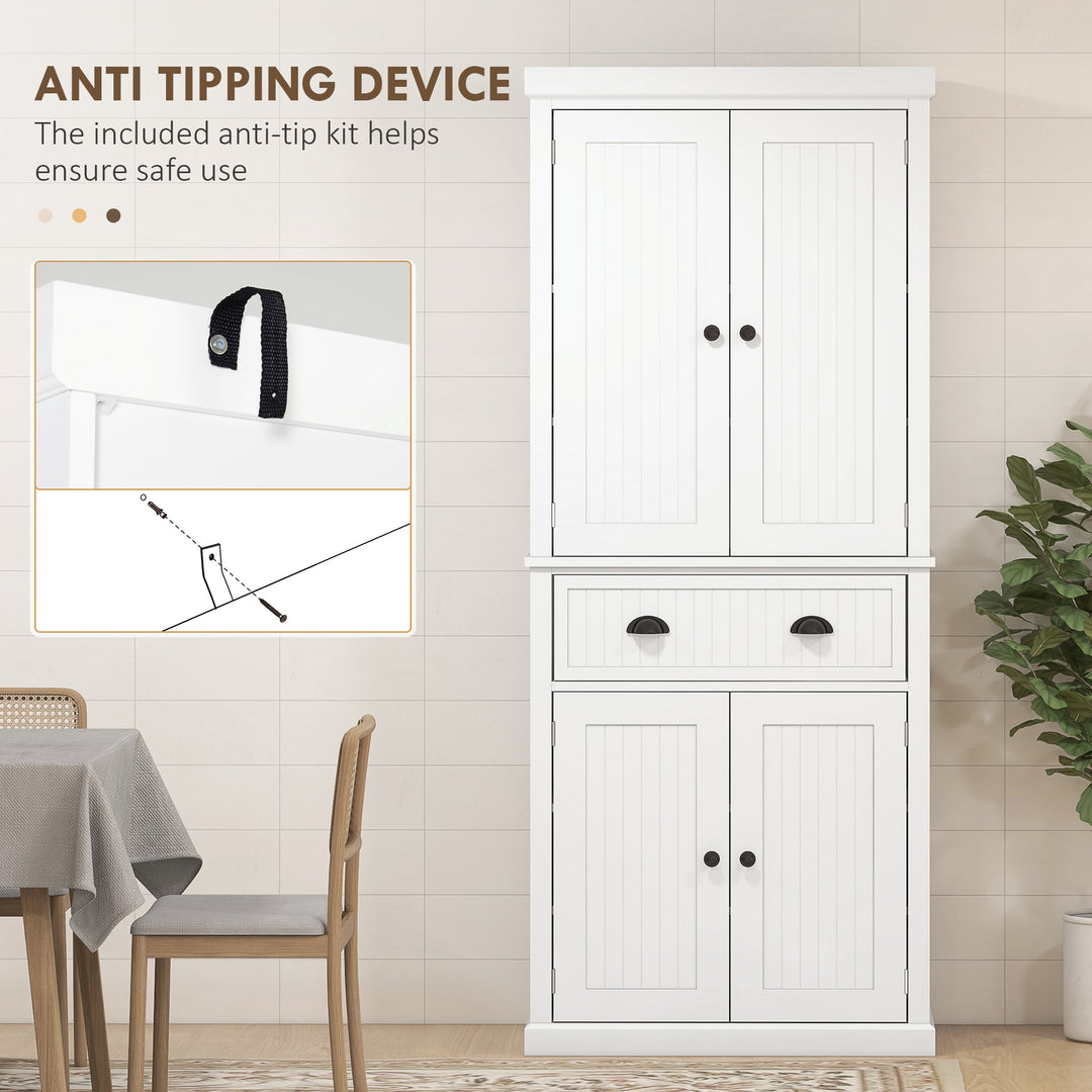 MCL Freestanding Multi-Storage Kitchen Cabinet - White