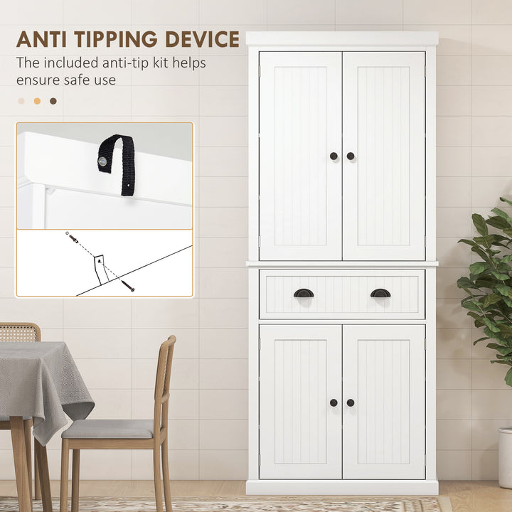 MCL Freestanding Multi-Storage Kitchen Cabinet - White