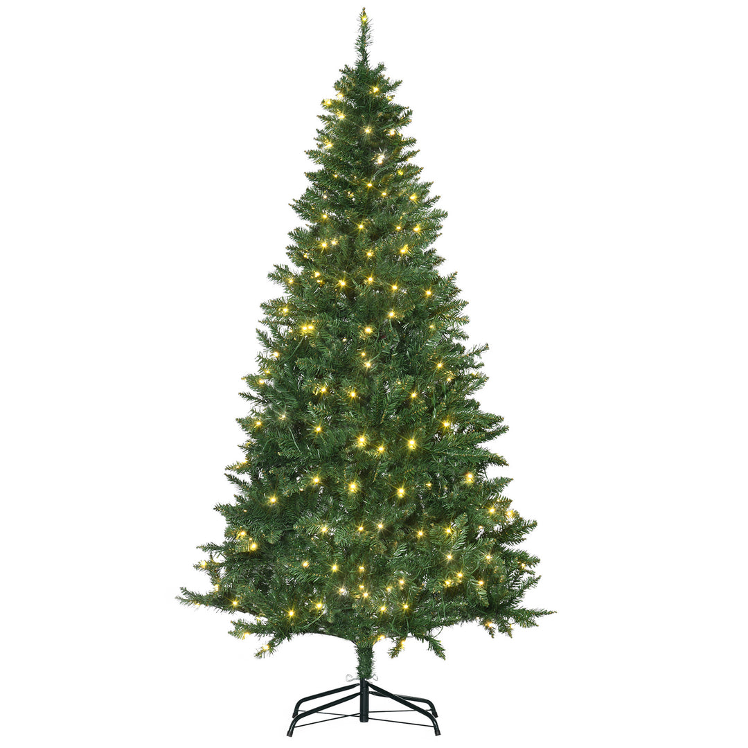 MCL 6FT Christmas Tree Warm White LED Light Holiday Home Decoration, Green