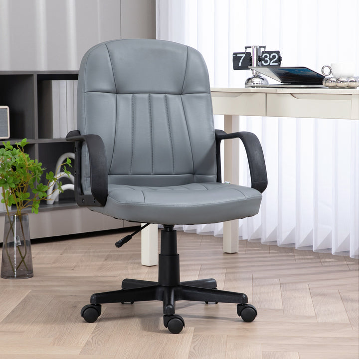 Vinsetto Swivel Executive Office Chair PU Leather Computer Desk Chair Office Furniture Gaming Seater