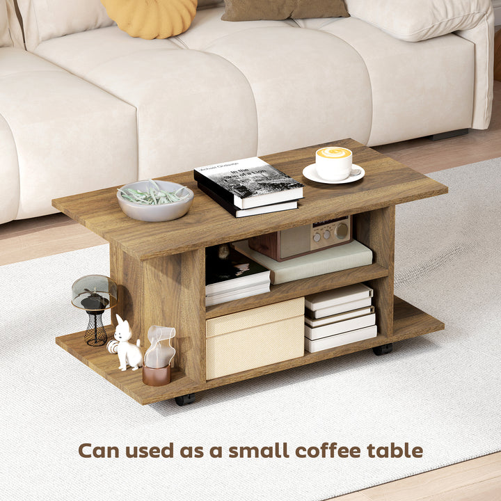Modern TV Cabinet Stand Storage Shelves Table Mobile Bedroom Furniture