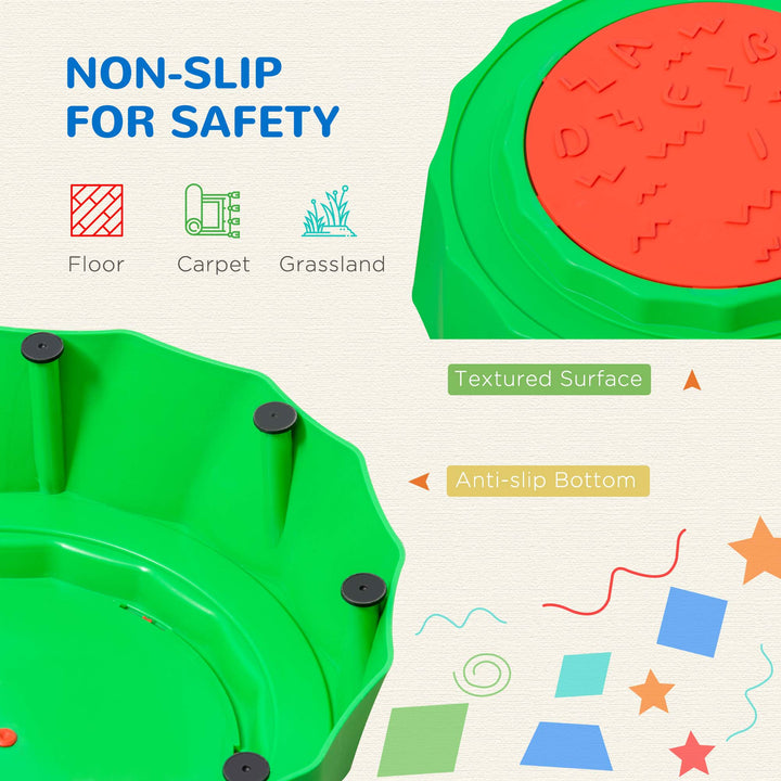 MCL Eight-Piece Kids Stepping Stones, with Non-Slip Surface & Bottom, for Toddlers - Multicoloured