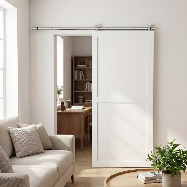 Sliding Door Hardware Kit Smooth Quiet 304 Stainless Steel for 180cm T