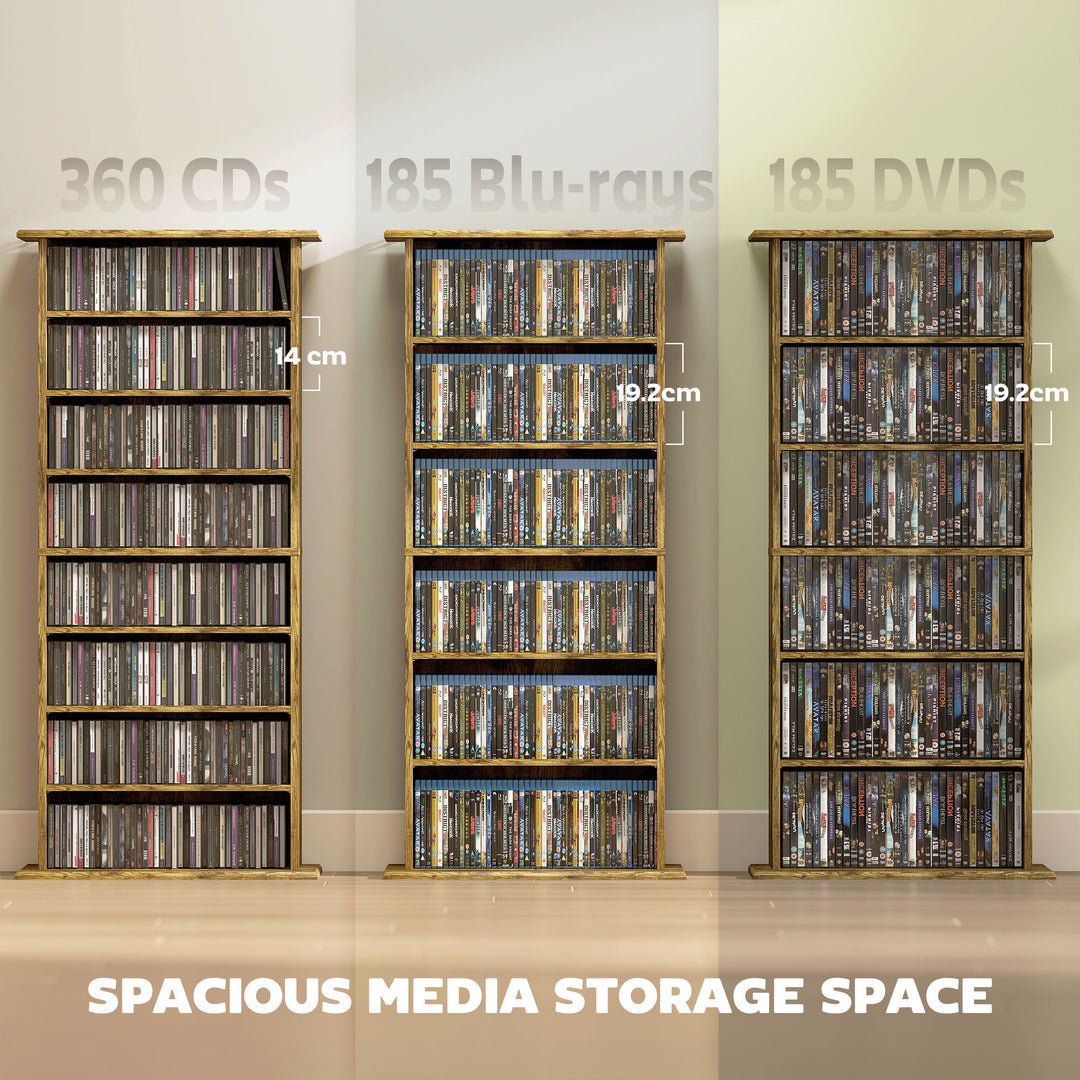 MCL 360 CD Storage Unit - Rustic Brown