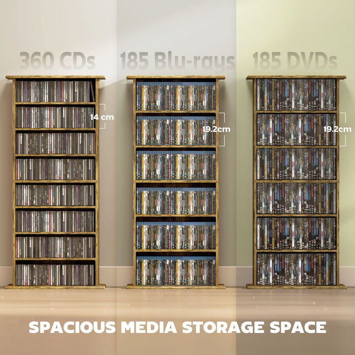 MCL 360 CD Storage Unit - Rustic Brown