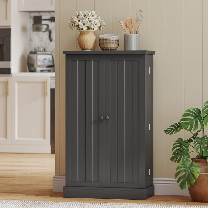 Kitchen Cupboard, Freestanding Multi-Storage Kitchen Pantry Cabinet wi
