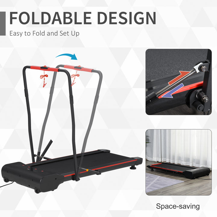 MCL Foldable Walking Machine Treadmill 1-6km/h with LED Display & Remote Control Exercise Fitness for Home Office
