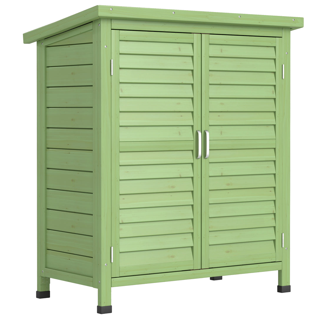 Garden Shed Wooden Garden Storage Shed 2 Door Unit Solid Fir Wood Gara