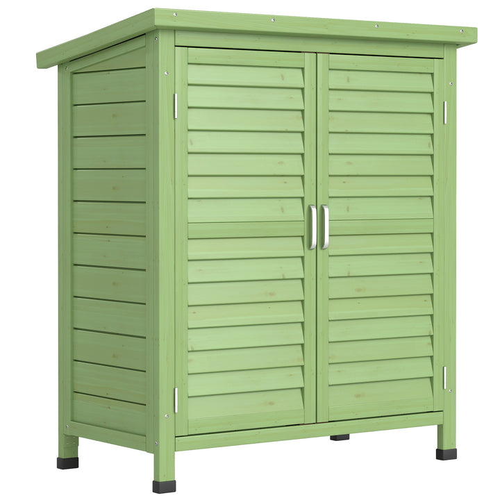 Garden Shed Wooden Garden Storage Shed 2 Door Unit Solid Fir Wood Gara
