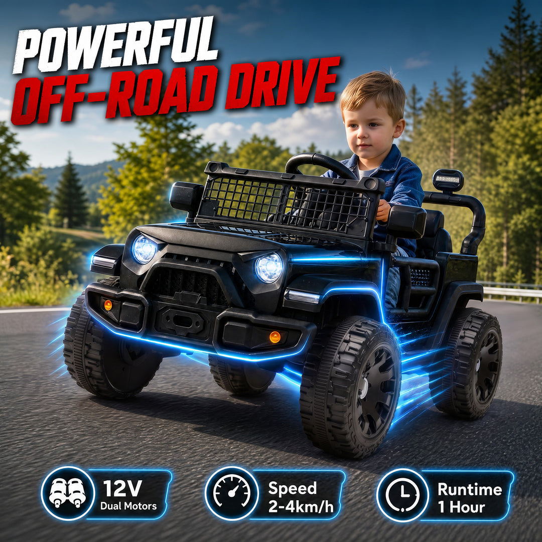 12V Electric Car for Kids with Remote, Dual Motors, Rear Suspension - view 4