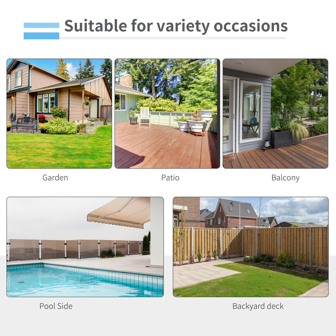 MCL Sun Lounger Steel Frame Outdoor Folding Chaise Texteline Lounge Chair Recliner with Headrest & 7 Levels Adjustable Backrest, Blue