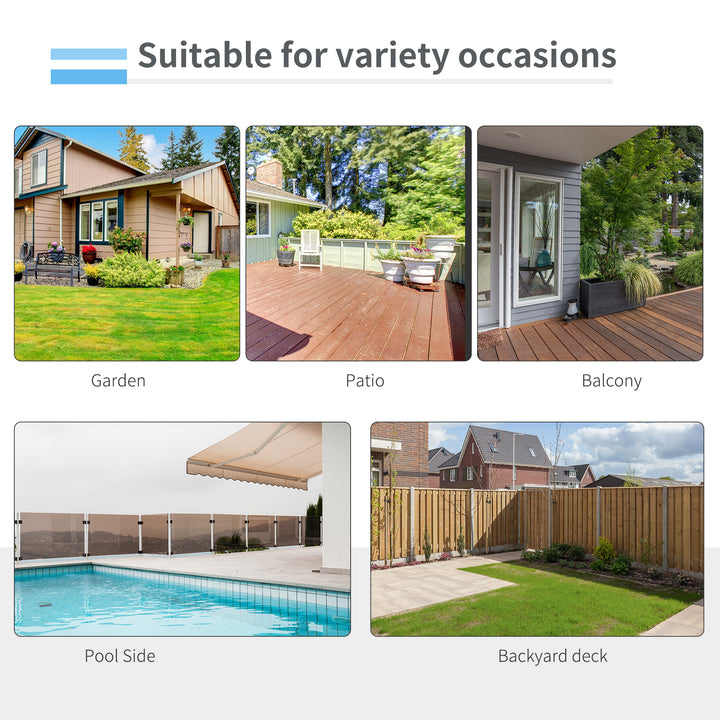 MCL Sun Lounger Steel Frame Outdoor Folding Chaise Texteline Lounge Chair Recliner with Headrest & 7 Levels Adjustable Backrest, Blue