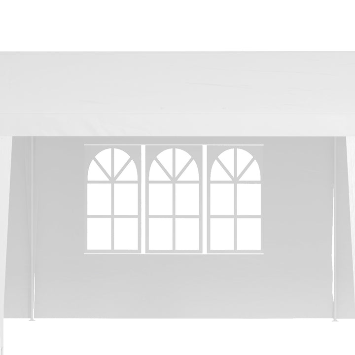 Garden Gazebo Marquee Party Wedding Tent Canopy (9m x 3m) - White