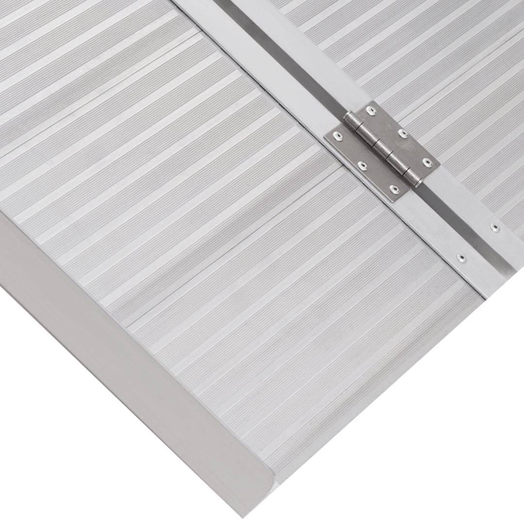 MCL 4ft Folding Aluminum Wheelchair Ramp Scooter Portable Mobility Assist Suitcase Access Aid Disabled