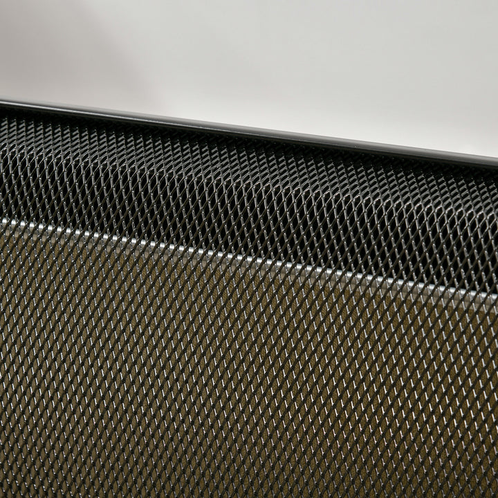 MCL Mica Electric Space Heater, Portable Heater for Home with 2 Heat Settings, Living Room, Study, Garage, Adjustable Temperature 18-30°C, 1000W/2000W, Black