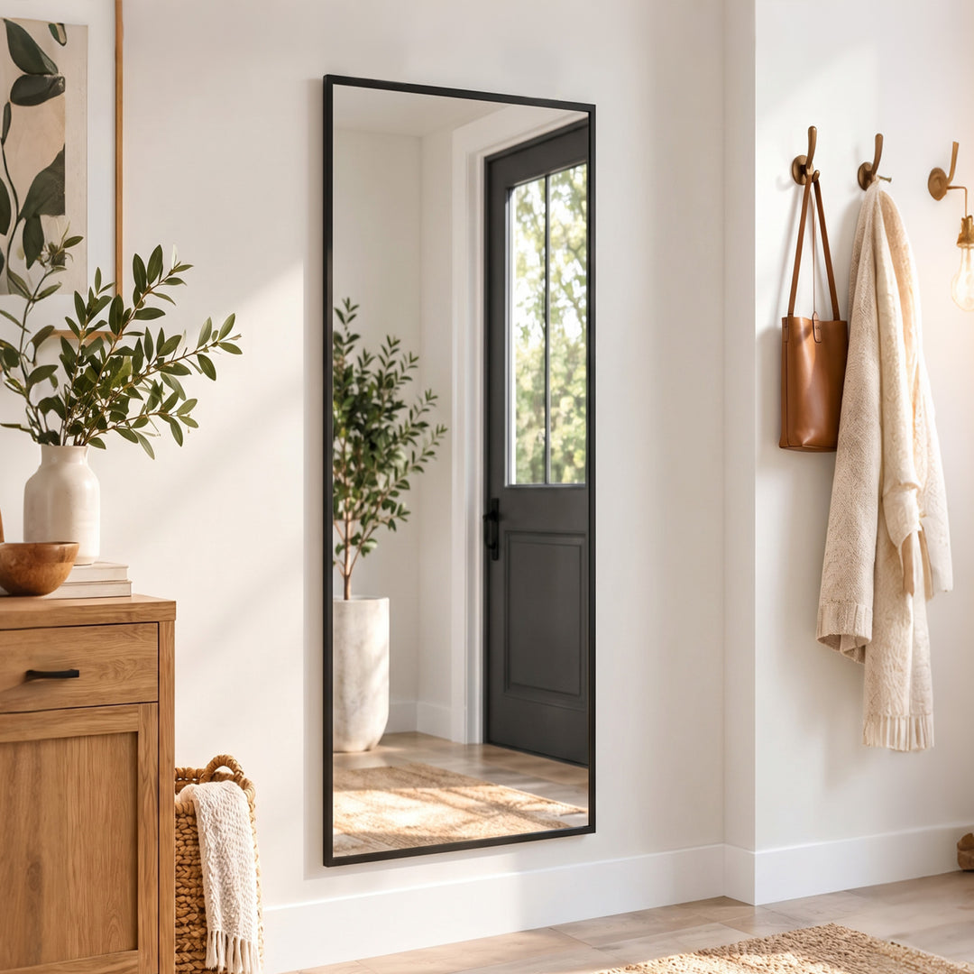 40 x 110 cm Full Length Wall Mirror, Rectangular Mirror with - view 2