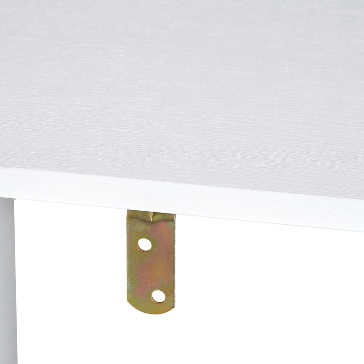 Nine-Cube Storage Shelf - White