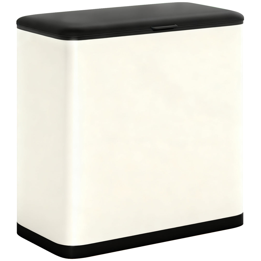 8L Hanging Kitchen Bin, Rubbish bin with Lid and Removable Inner Bucke