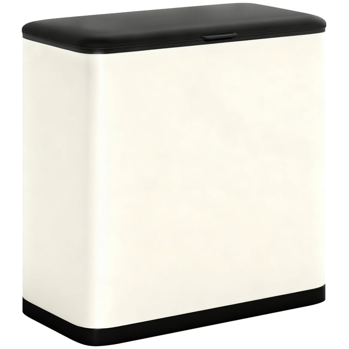 8L Hanging Kitchen Bin, Rubbish bin with Lid and Removable Inner Bucke