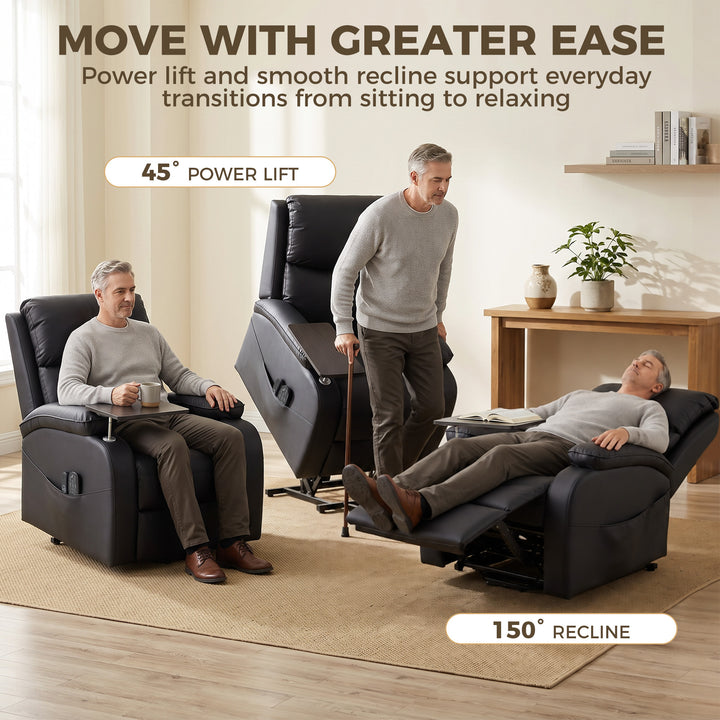 Riser Recliner Chair with Massage and Heat, Electric Lift Recliner - view 4