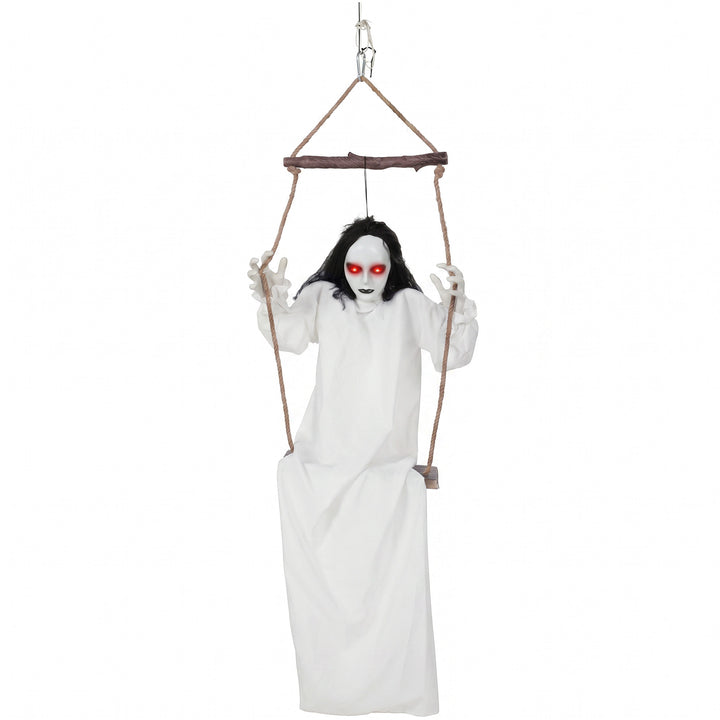 170cm Animated Hanging Swing Ghost Halloween Decoration, Sound Touch A