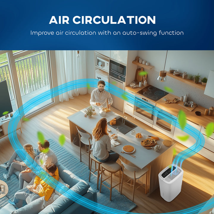 20L Dehumidifier, with Touch Control - White