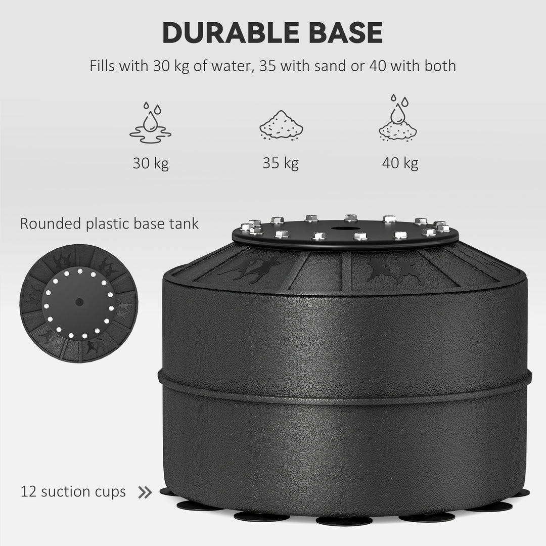 MCL 155-205cm 3-IN-1 Freestanding Boxing Punching Bag Stand, Boxing Speed Trainer with Rotating Flexible Arm, Speed Ball, Fillable Base, Black