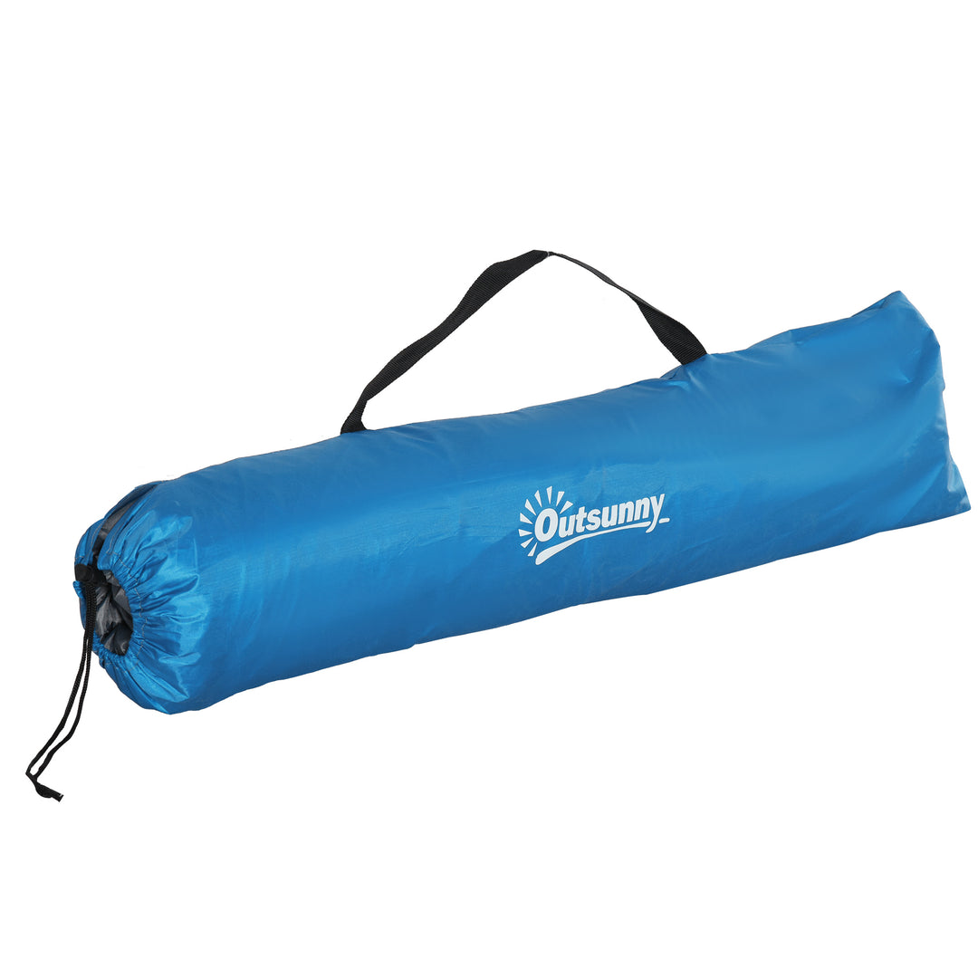 MCL Beach Tent for 1-2 Person Pop-up Design with 2 Mesh Windows & 2 Doors Sky Blue