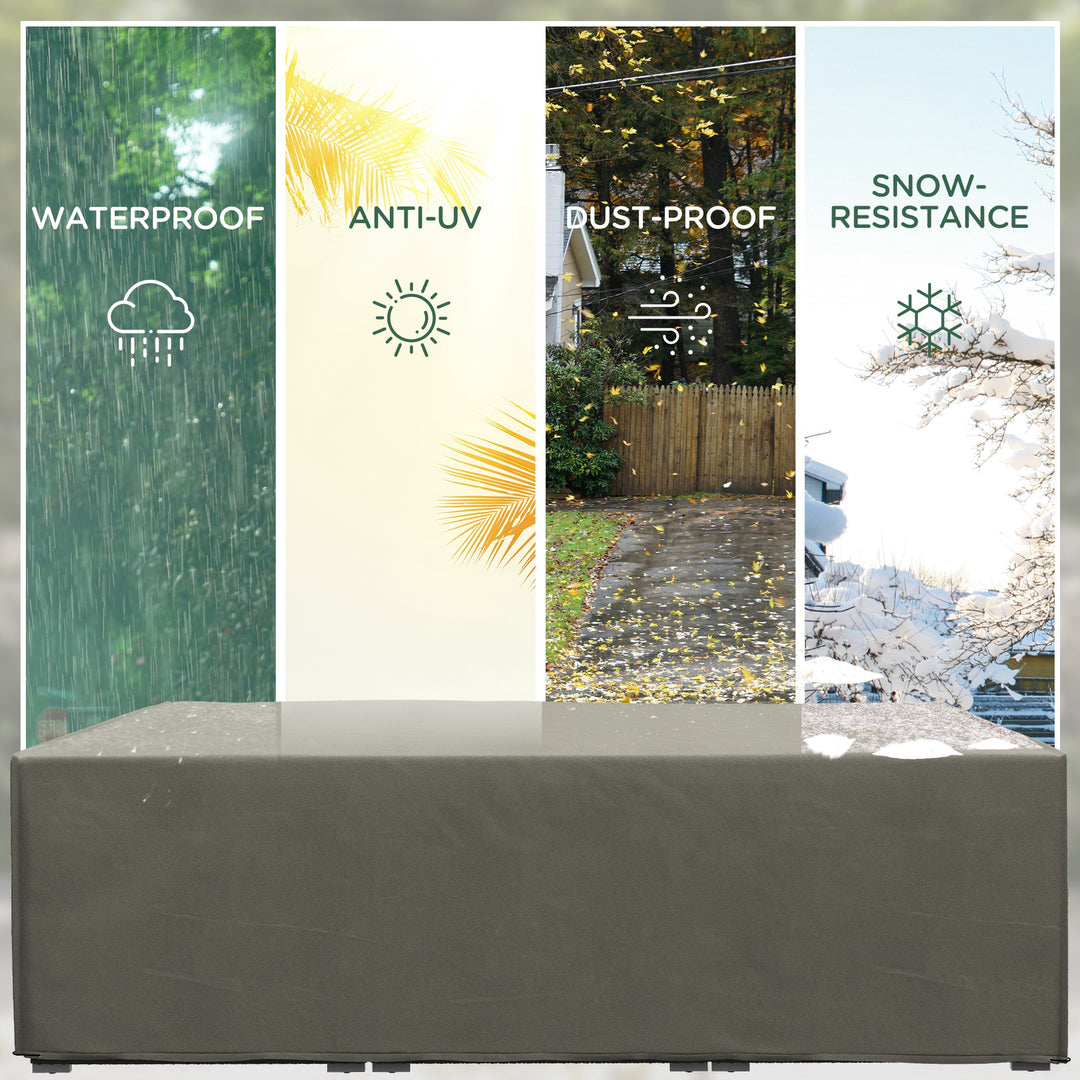 155 x 222cm Waterproof Furniture Cover - Grey