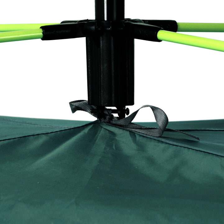 Beach Tent for 1-2 Person Pop-up Design with 2 Mesh Windows & 2 Doors Dark Green