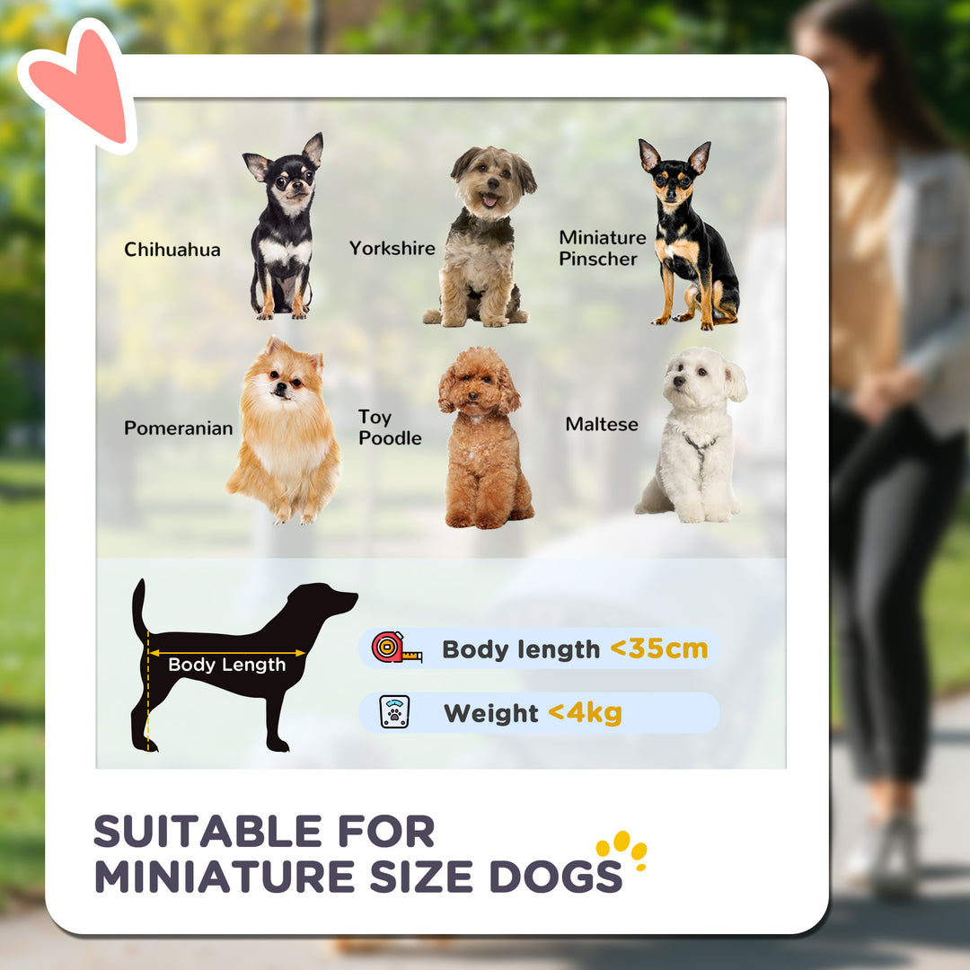 PawH 3-in-1 Pet Stroller, Folding 4 Wheel Dog Pram with Detachable Carrier for Mini Dogs, Cats, Black