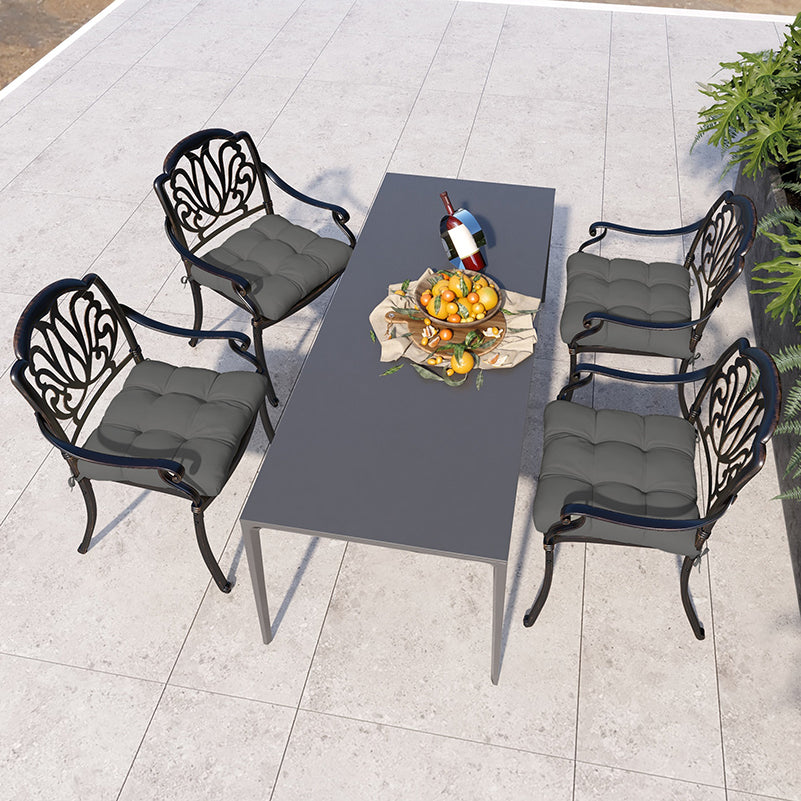 4-Piece Seat Cushion Pillows Replacement, Patio Chair Cushions Set wit