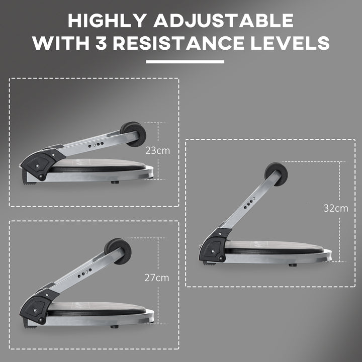 Abs Trainer, Ab Crunch Machine, Foldable Abdominal Trainer, Core Fitness & Whole Body Exercise Equipment for Home Gym