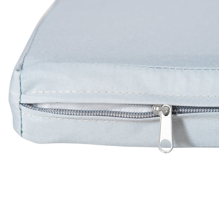 MCL 3 PCs Outdoor Seat Cushion for Rattan Furniture, Garden Furniture Cushions, Grey