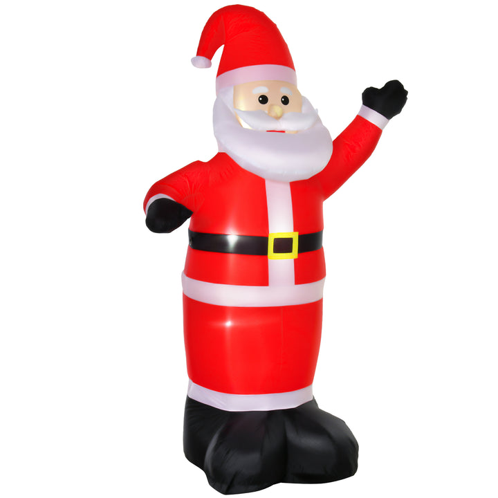MCL 8ft Inflatable Christmas Santa Claus Xmas Decoration with LED Holiday Air Blown Yard Outdoor Décor