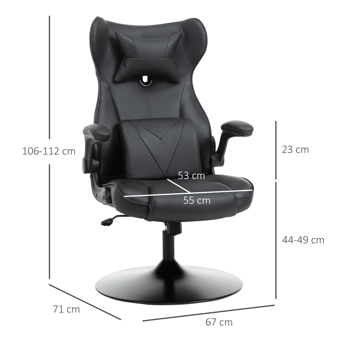 Video Game Chair with Lumbar Support, Racing Style Home Office Chair, 