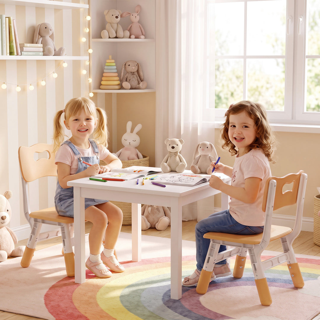 2 PCS Kids Desk Chairs, 3 Level Height Adjustable Children&