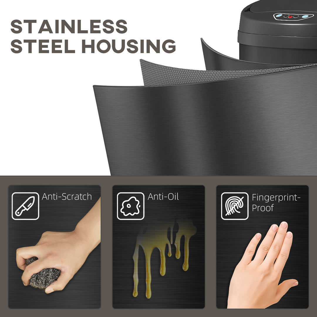 30L Stainless Steel Sensor Bin