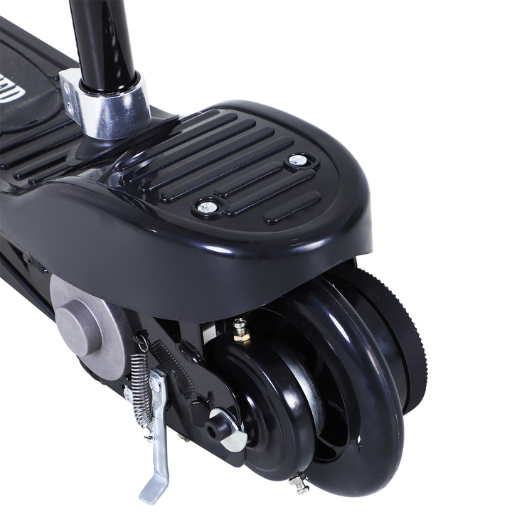 Powered E-Scooter Ride-On, with Brakes, Adjustable Seat, Adjustable Handlebars, Black