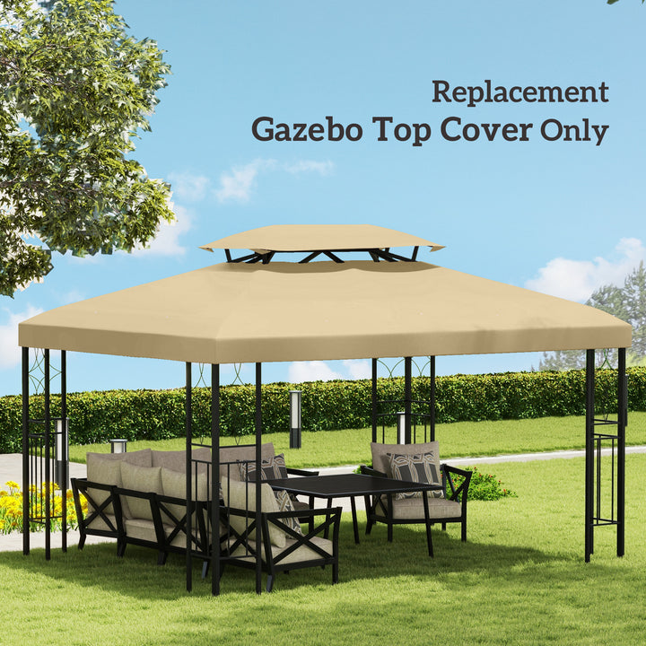 Gazebo Roof Replacement, for 3 x 4m Frames - Cream