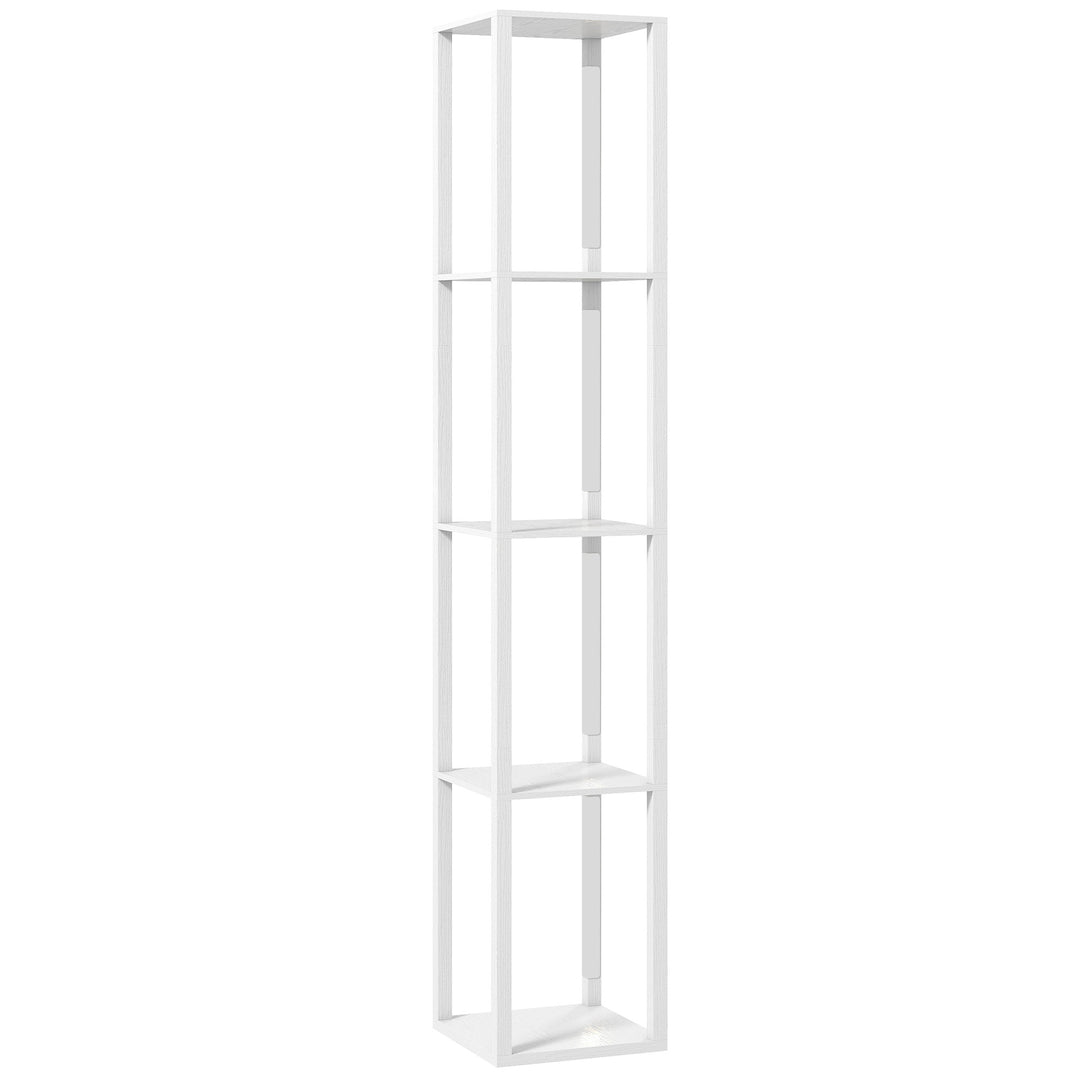 Floor Lamp with Shelves and 3 Brightness Levels - White