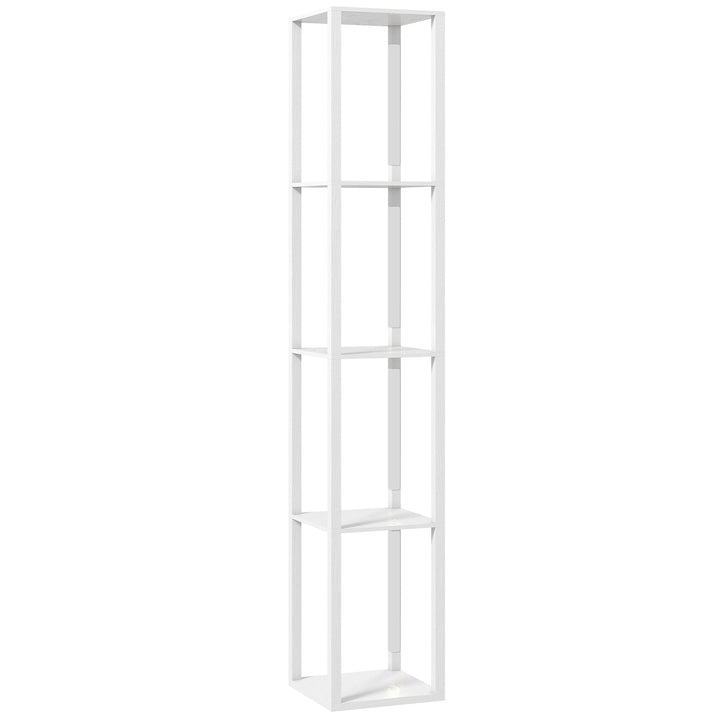 Floor Lamp with Shelves and 3 Brightness Levels - White