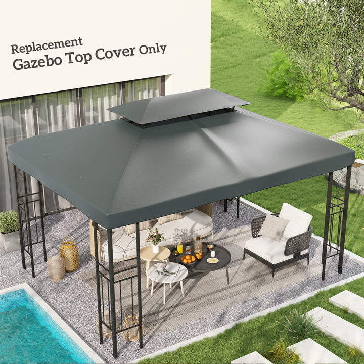 MCL Gazebo Roof Replacement, for 3 x 4m Frames - Grey